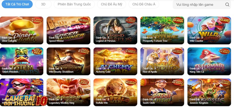 Kho game nổ hũ đa dạng và có chất lượng đỉnh cao