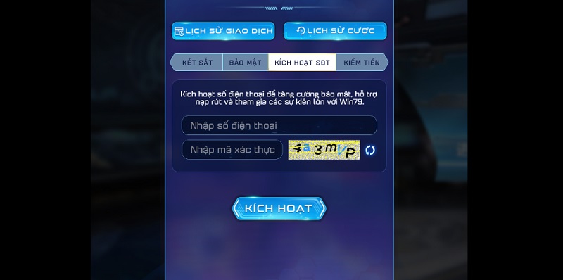 Cập nhật thông tin bảo mật an toàn cùng mã OTP sms