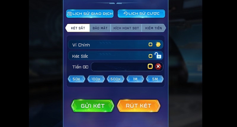 Tính năng két sắt giúp bảo vệ tài sản cược an toàn nhất