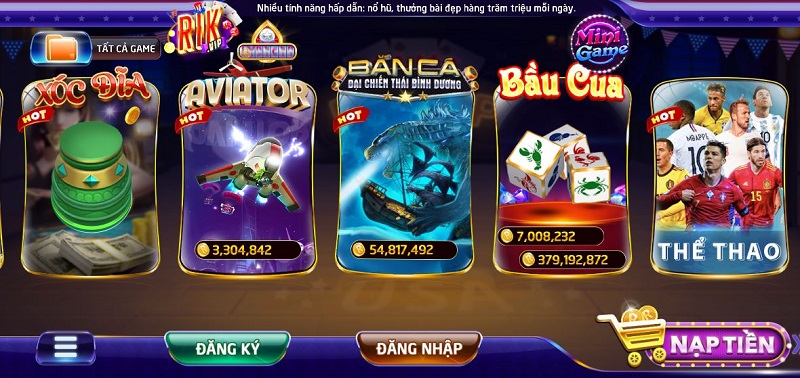Giới thiệu đôi nét về game bài Rikvip