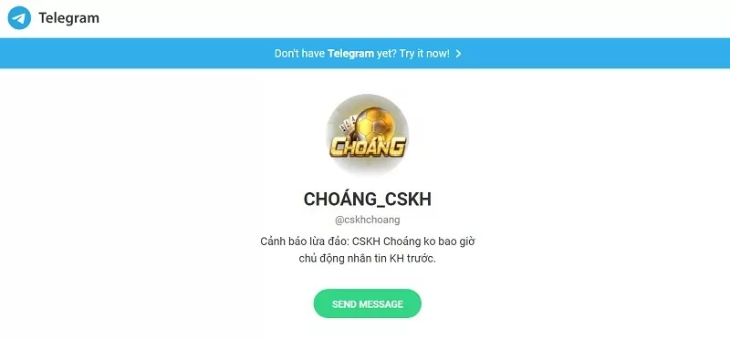 CSKH Choang Vip
