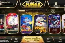 Fun68 Club – Cổng game bài đổi thưởng tặng giftcode 50k tân thủ