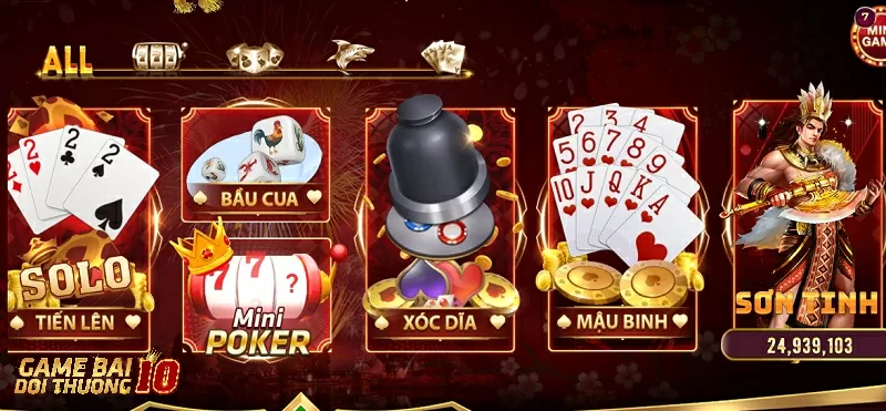 Kho game cá cược đổi thưởng tại cổng game bài Baowin Net