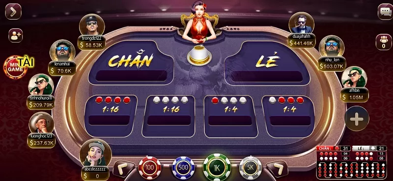 Game Xóc Đĩa Tứ Linh tích hợp nhiều cửa cược cho người chơi đặt tiền